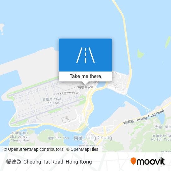 暢達路 Cheong Tat Road map