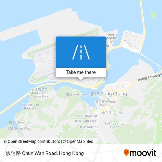 駿運路 Chun Wan Road map