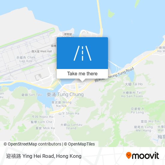 迎禧路 Ying Hei Road map