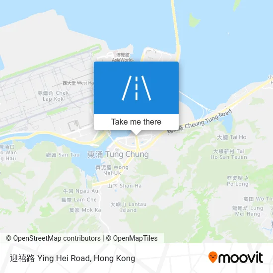 迎禧路 Ying Hei Road map