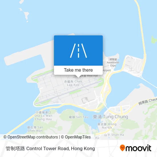 管制塔路 Control Tower Road地圖