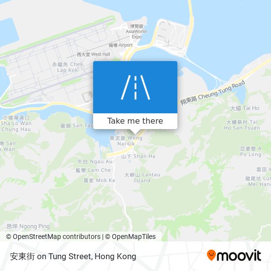 安東街 on Tung Street map