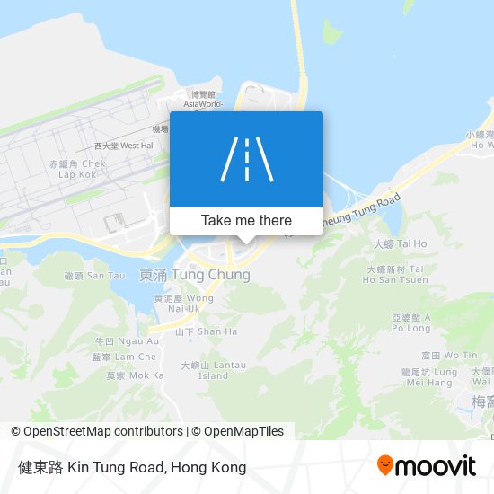 健東路 Kin Tung Road map