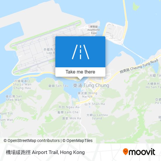 機場緩跑徑 Airport Trail map
