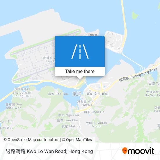 過路灣路 Kwo Lo Wan Road map