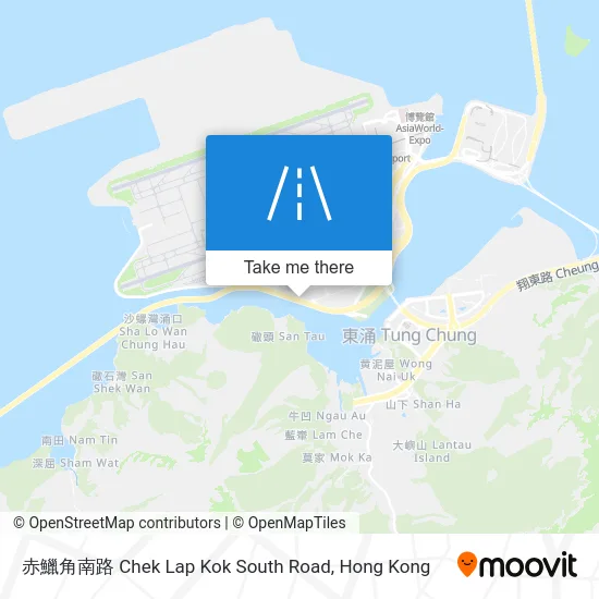 赤鱲角南路 Chek Lap Kok South Road map
