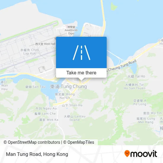 Man Tung Road map
