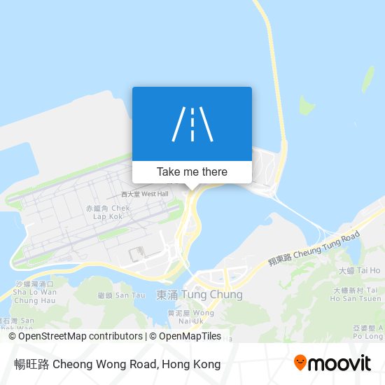 暢旺路 Cheong Wong Road map