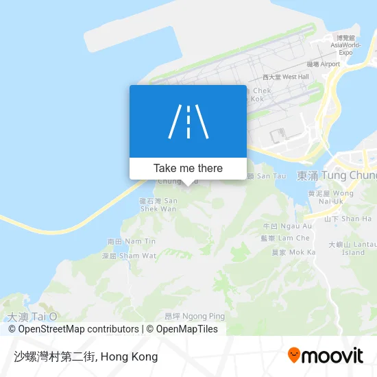 沙螺灣村第二街 map