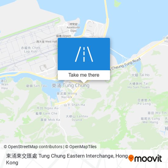東涌東交匯處 Tung Chung Eastern Interchange地圖