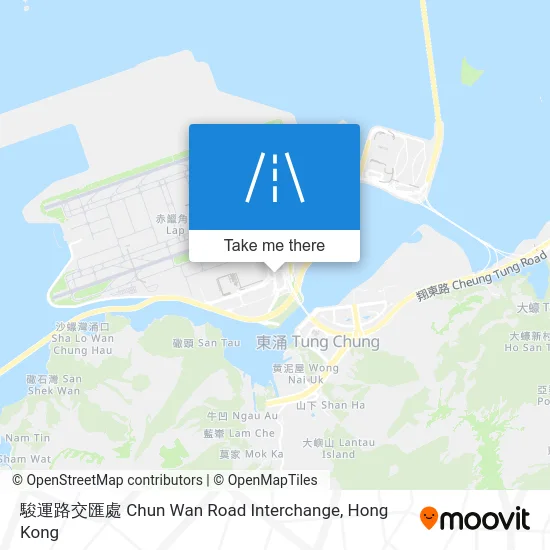 駿運路交匯處 Chun Wan Road Interchange map