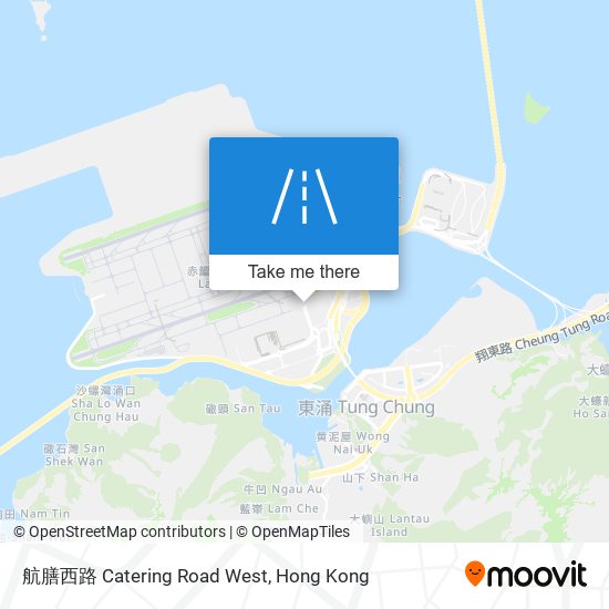 航膳西路 Catering Road West地圖