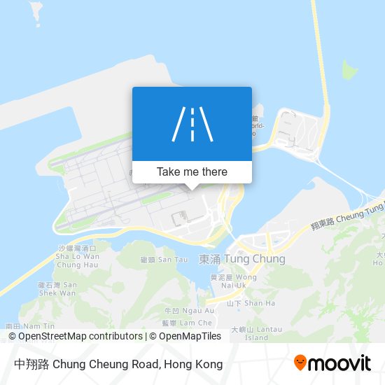 中翔路 Chung Cheung Road map