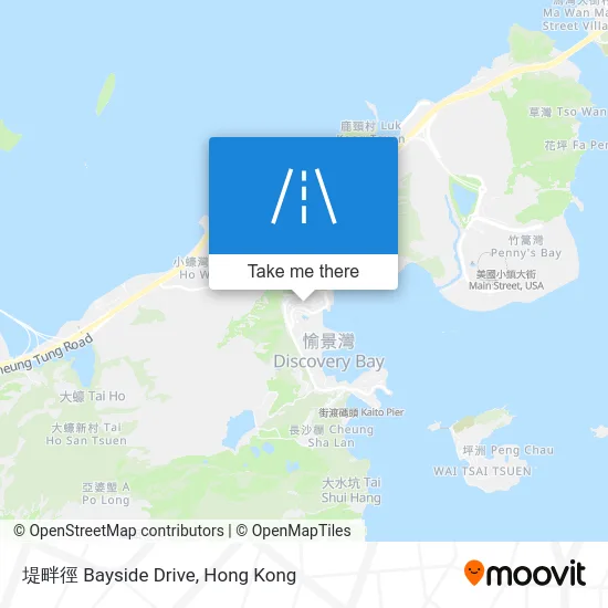 堤畔徑 Bayside Drive map