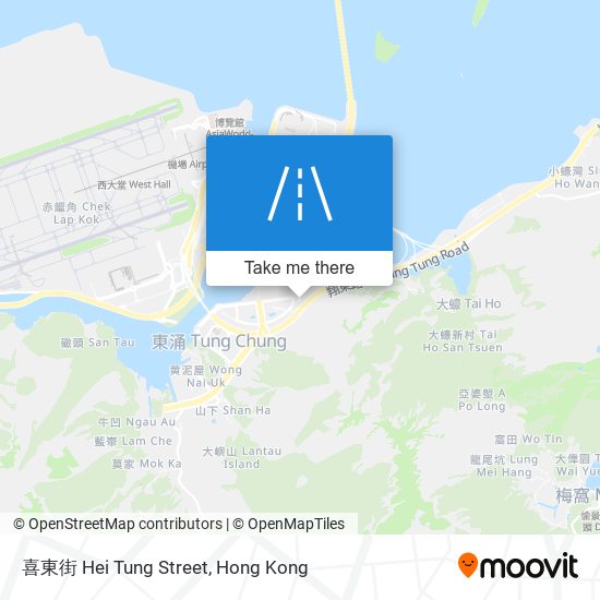 喜東街 Hei Tung Street map