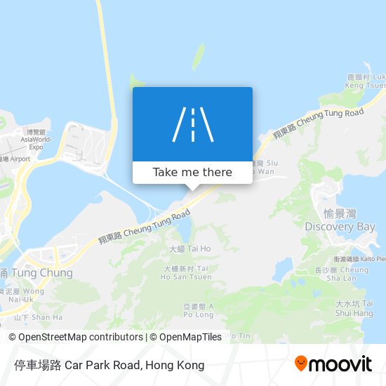 停車場路 Car Park Road map