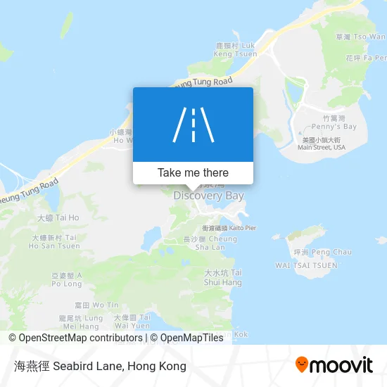 海燕徑 Seabird Lane map