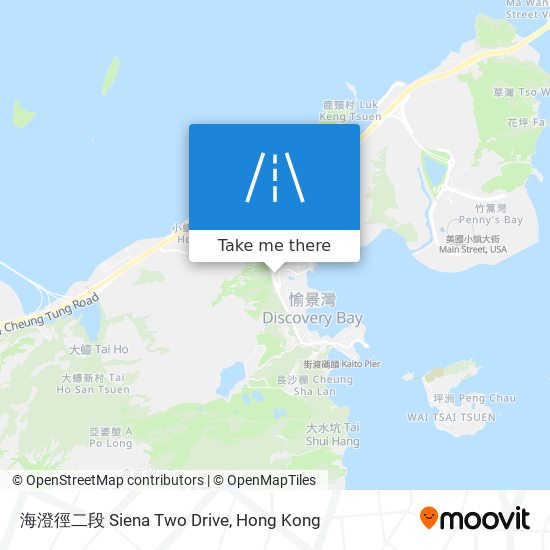 海澄徑二段 Siena Two Drive map