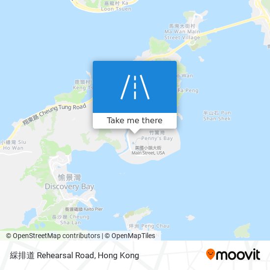 綵排道 Rehearsal Road map