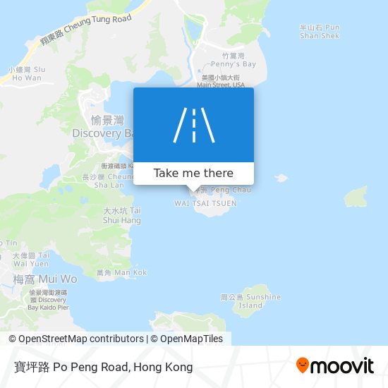 寶坪路 Po Peng Road map