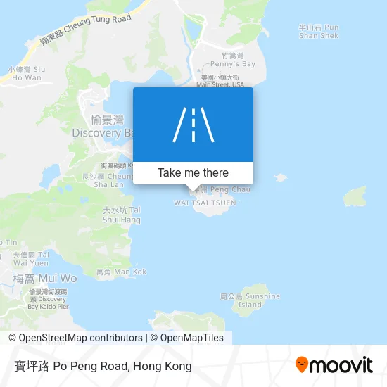寶坪路 Po Peng Road map
