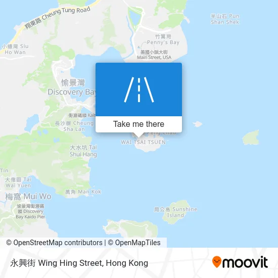 永興街 Wing Hing Street map