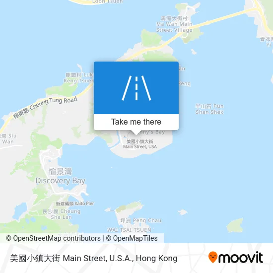 美國小鎮大街 Main Street, U.S.A. map