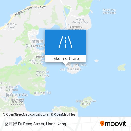 富坪街 Fu Peng Street map