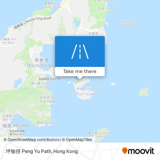 坪愉徑 Peng Yu Path map