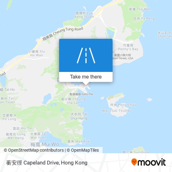 蘅安徑 Capeland Drive map