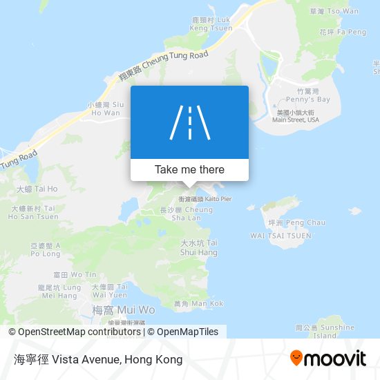 海寧徑 Vista Avenue map