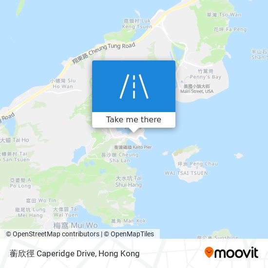 蘅欣徑 Caperidge Drive map