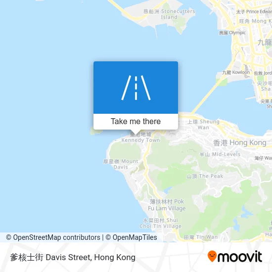 爹核士街 Davis Street map