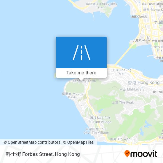 科士街 Forbes Street map