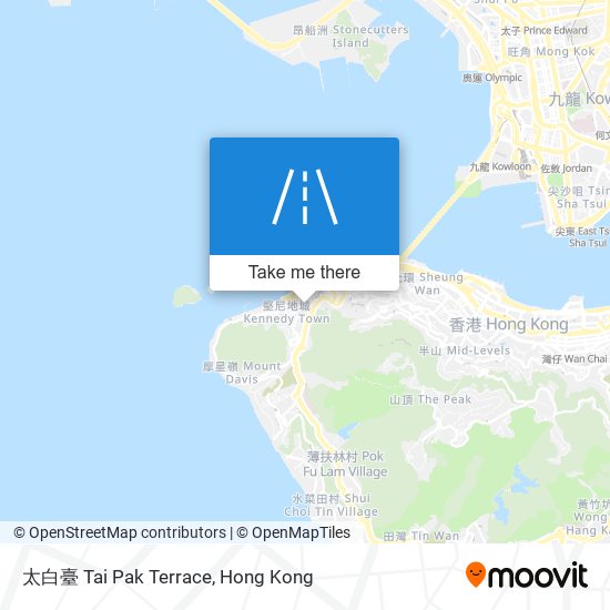 太白臺 Tai Pak Terrace map