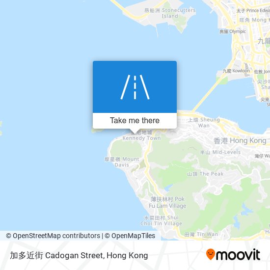 加多近街 Cadogan Street map