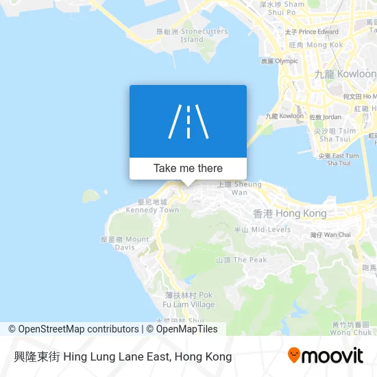 興隆東街 Hing Lung Lane East map