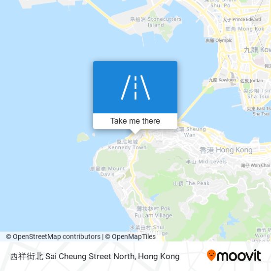 西祥街北 Sai Cheung Street North map