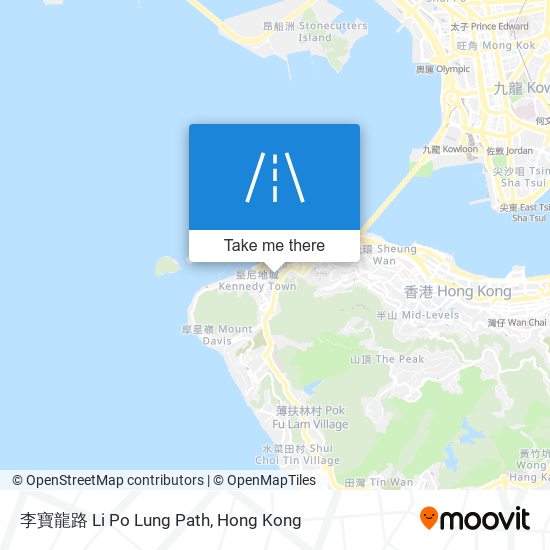 李寶龍路 Li Po Lung Path地圖