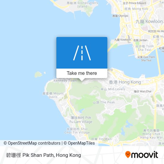 碧珊徑 Pik Shan Path地圖