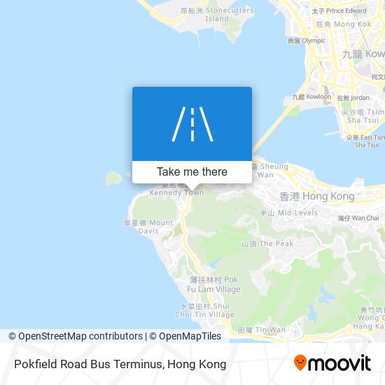 Pokfield Road Bus Terminus map