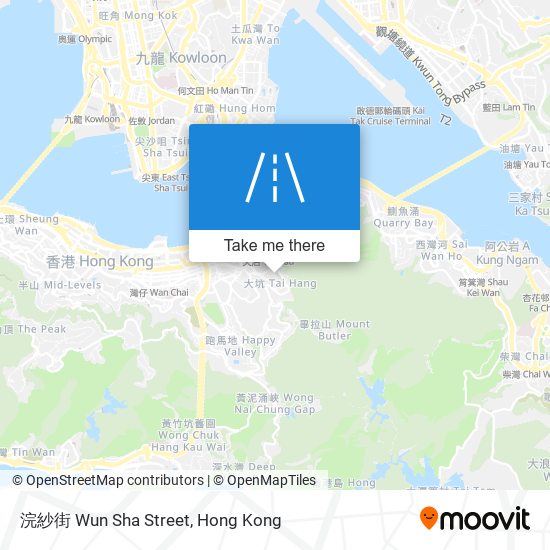 浣紗街 Wun Sha Street map