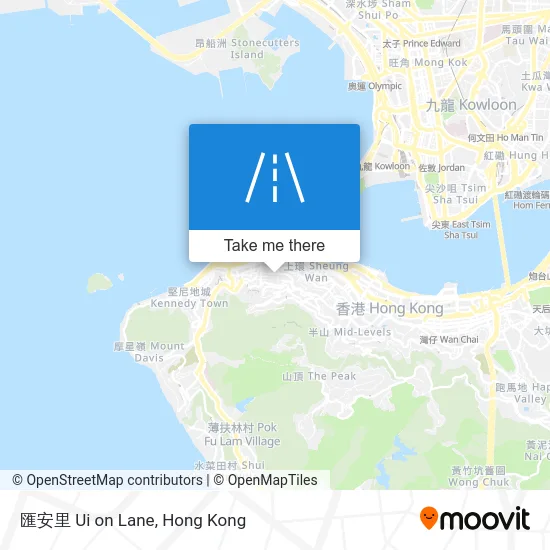 匯安里 Ui on Lane map