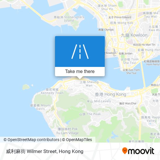 威利麻街 Wilmer Street map