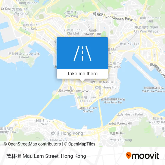 茂林街 Mau Lam Street map