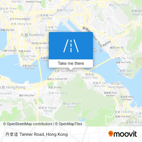丹拿道 Tanner Road map