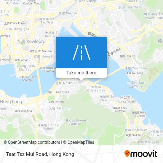 Tsat Tsz Mui Road map