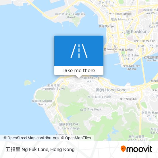 五福里 Ng Fuk Lane map