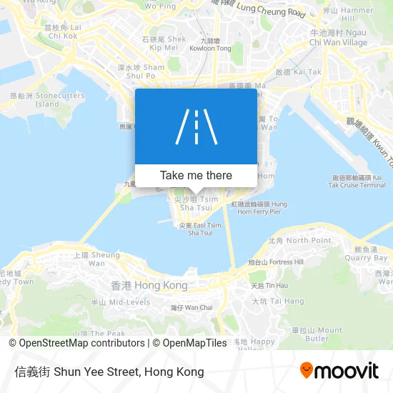 信義街 Shun Yee Street map