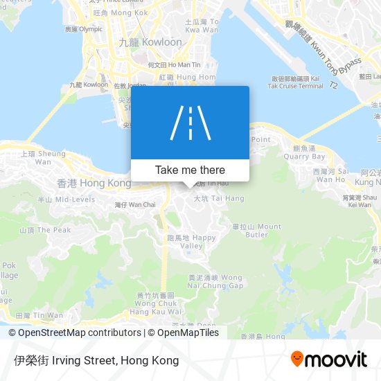 伊榮街 Irving Street map